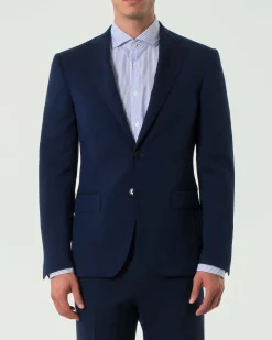 Abito Pellizzari drop7 blu in tela di pura lana