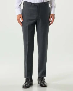 Abito Pellizzari drop7 grigio antracite in tela di pura lana Vitale Barberis Canonico