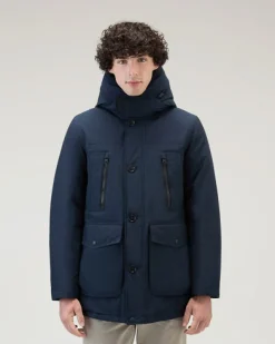 Arctic Parka Evolution Woolrich blu in Ramar Cloth
