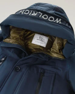 Arctic Parka Evolution Woolrich blu in Ramar Cloth