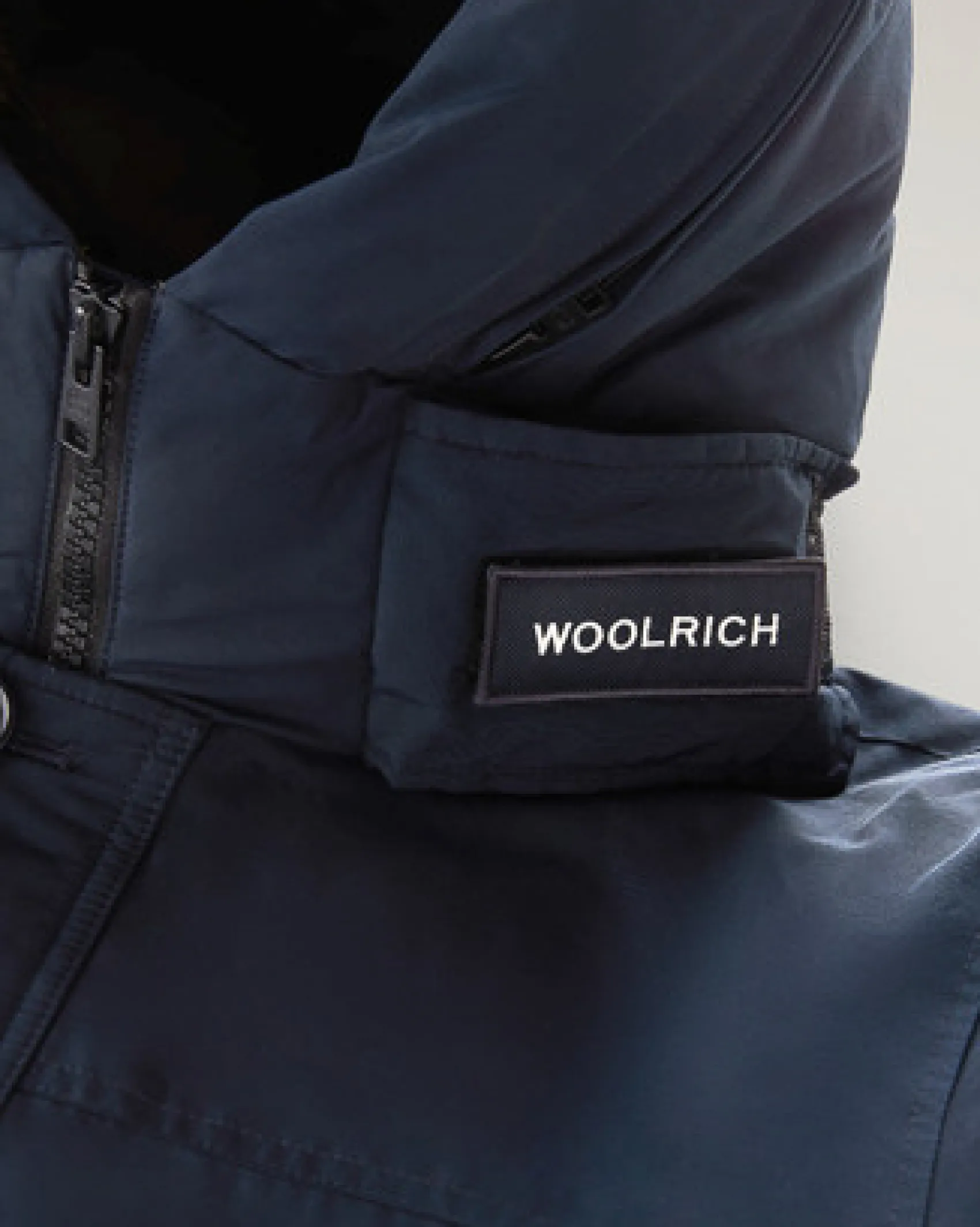 Arctic Parka Evolution Woolrich blu in Ramar Cloth