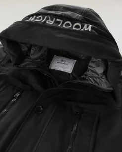Arctic Parka Evolution Woolrich nero in Ramar Cloth