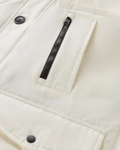 Arctic Parka Evolution Woolrich bianco in Ramar Cloth