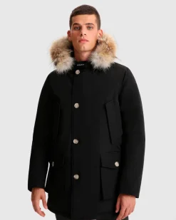 Arctic Parka Woolrich nero con pelliccia staccabile