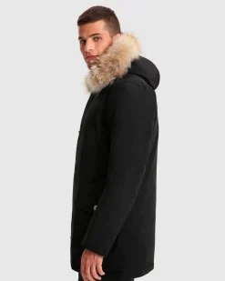 Arctic Parka Woolrich nero con pelliccia staccabile