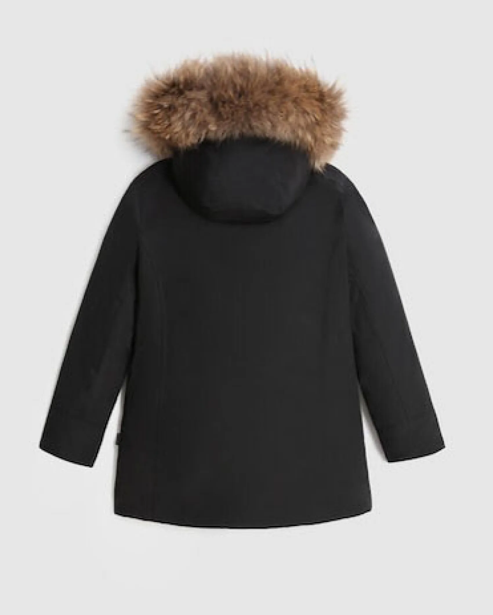 Arctic Parka Woolrich nero con pelliccia racoon staccabile