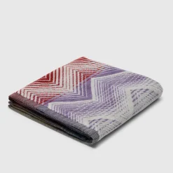 Asciugamano Marea in spugna di cotone a fantasia chevron multicolor