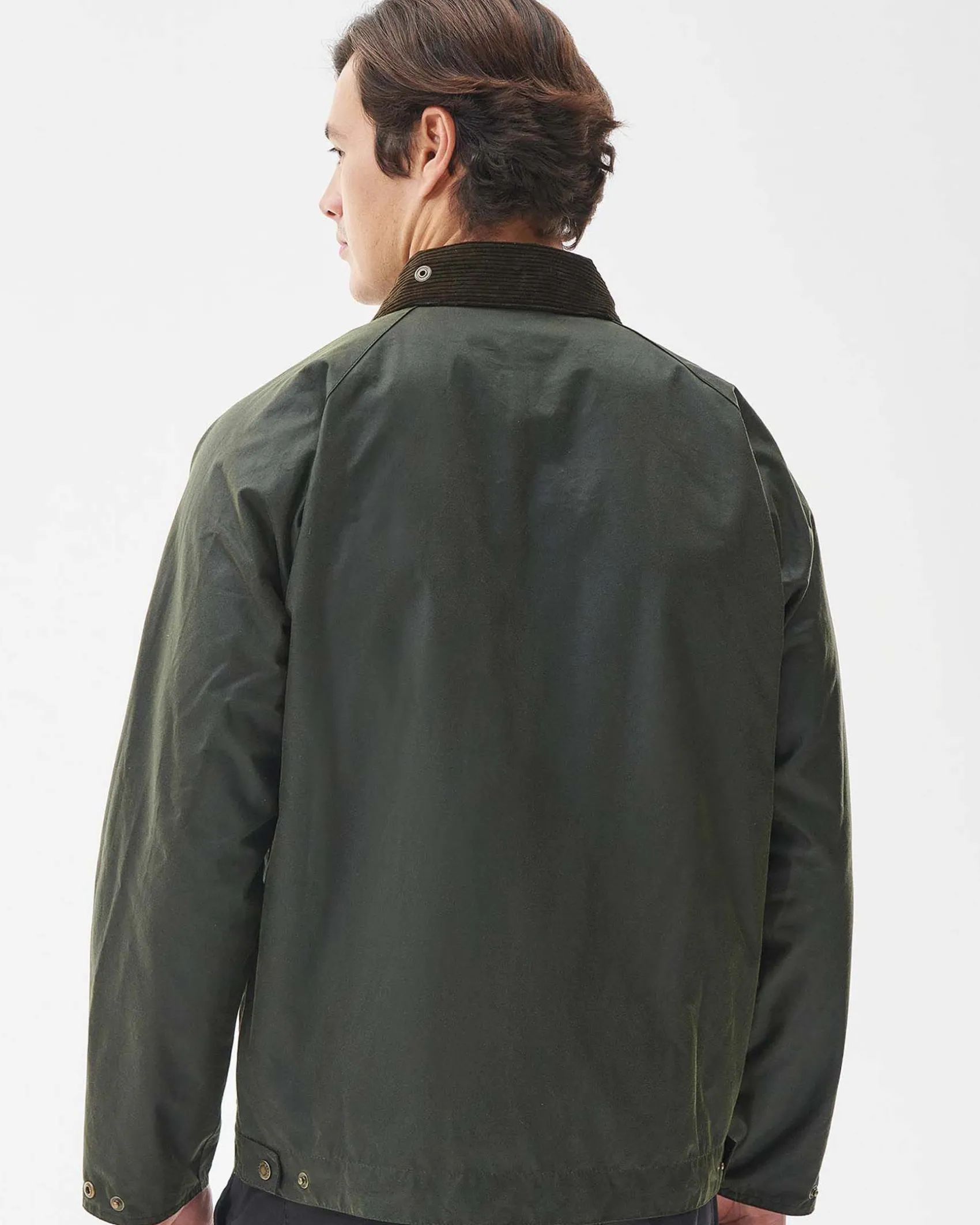 Barbour Bedale Short Wax verde militare
