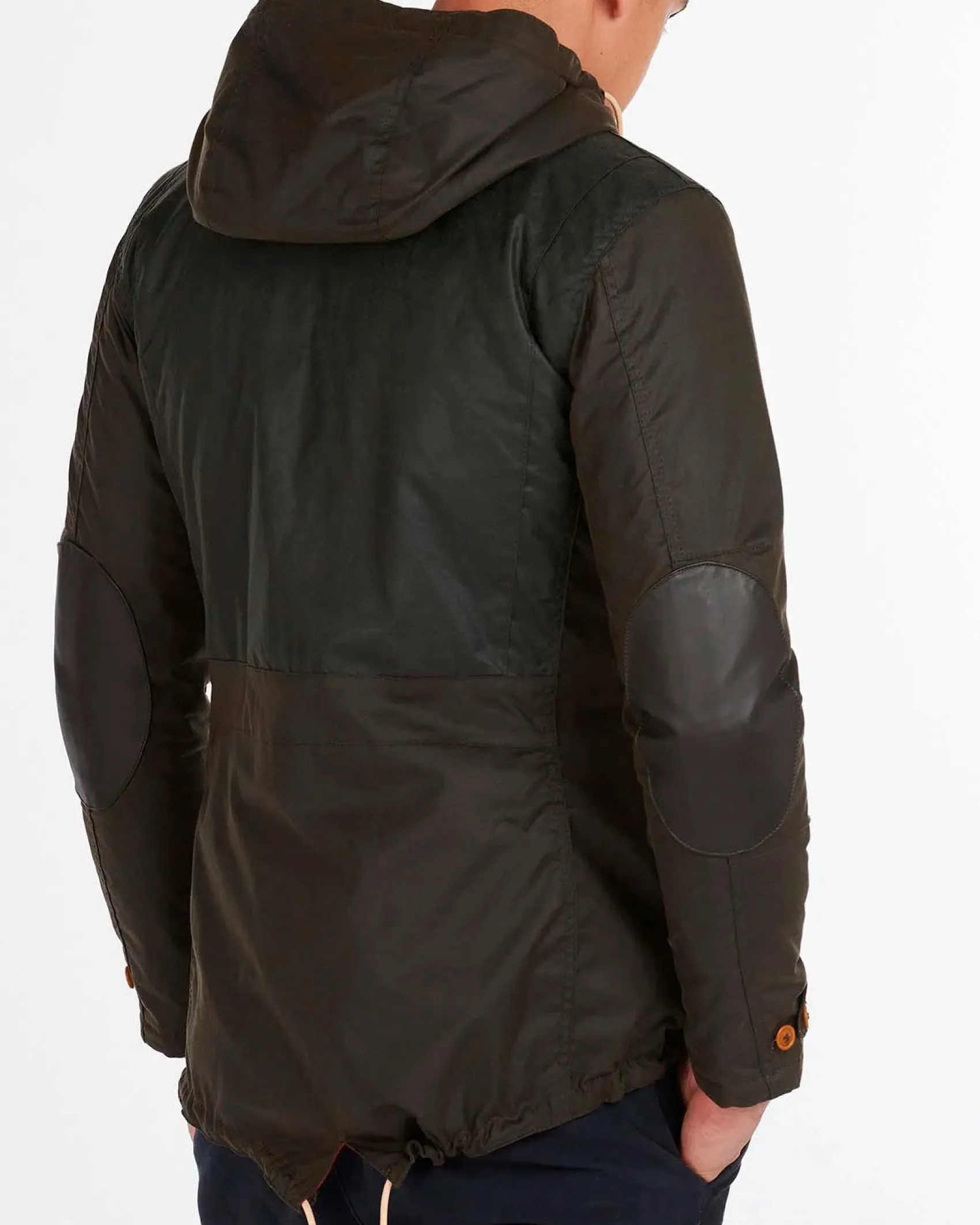 Barbour Game Waxed Cotton Parka verde scuro