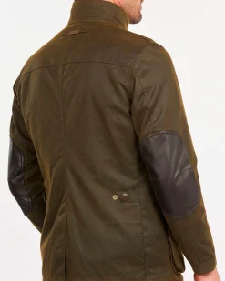 Barbour Ogstone Waxed Cotton verde scuro