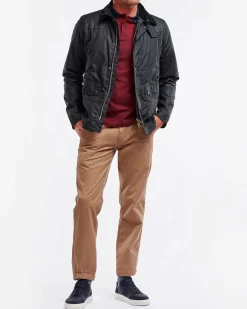 Barbour Reelin Waxed Cotton blu