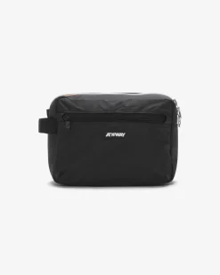 Beauty case K-way Demu nero in nylon impermeabile