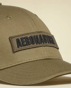 Berretto baseball Aeronautica Militare con frontino e logo ricamato