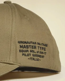 Berretto baseball Aeronautica Militare con frontino e logo ricamato
