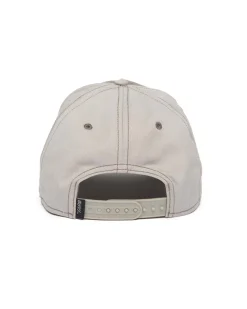 Berretto Pigeon grigio e beige con patch piccione