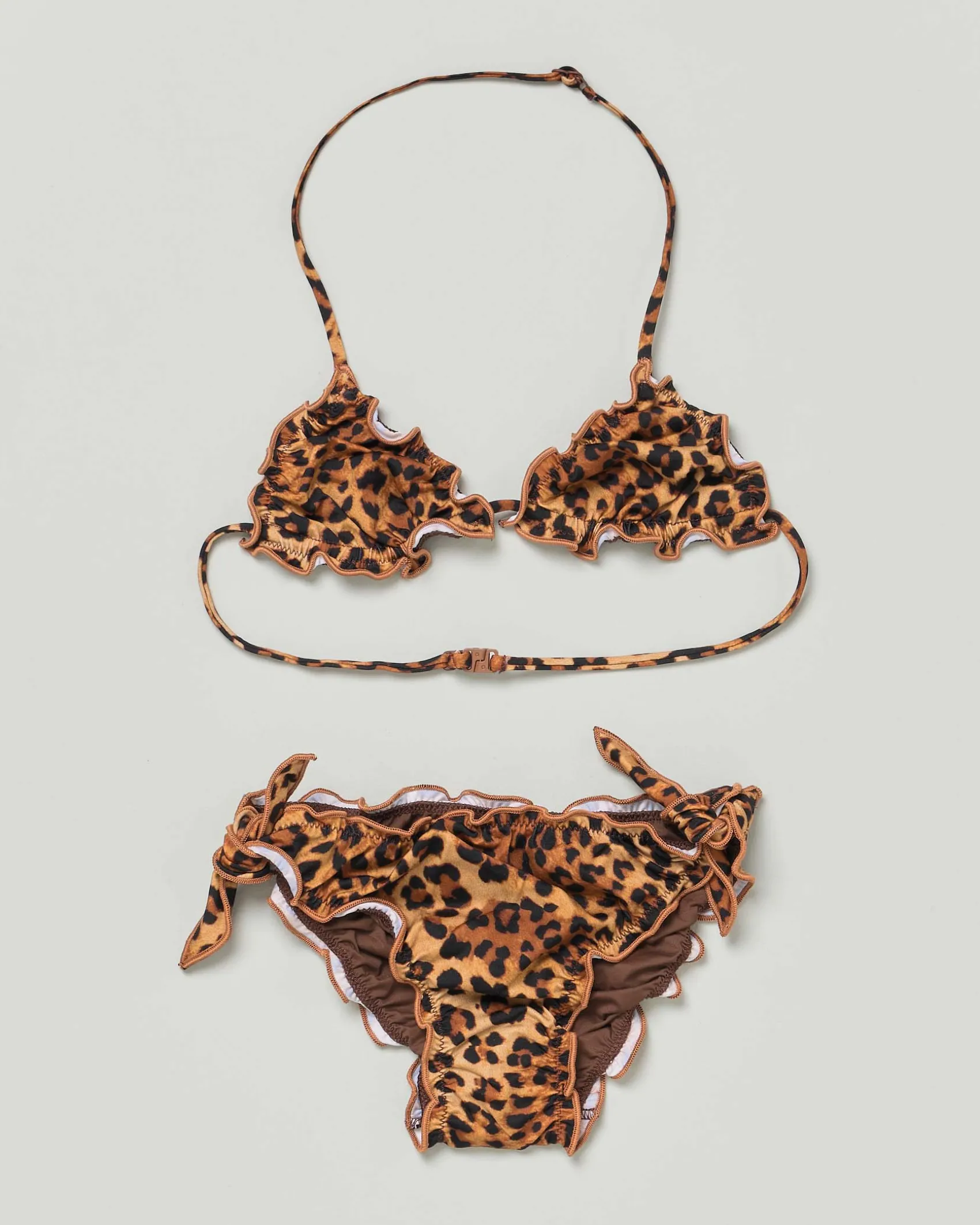 Bikini Cris a triangolo MC2 Saint Barth in fantasia animalier