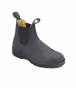 Blundstone antracite 587 in pelle liscia effetto invecchiato