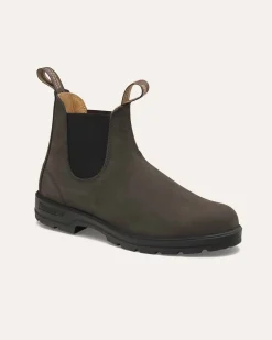 Blundstone marrone 2345 in pelle liscia con elastico nero