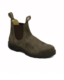 Blundstone testa di moro 585 in pelle effetto vintage