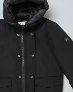 Bomber Polar Woolrich nero in tessut Ramar