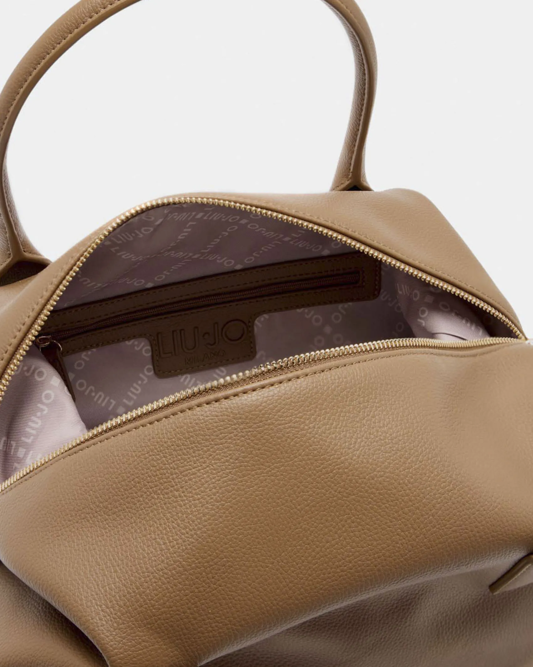 Borsa a mano Liu Jo Accessories noce in similpelle martellata