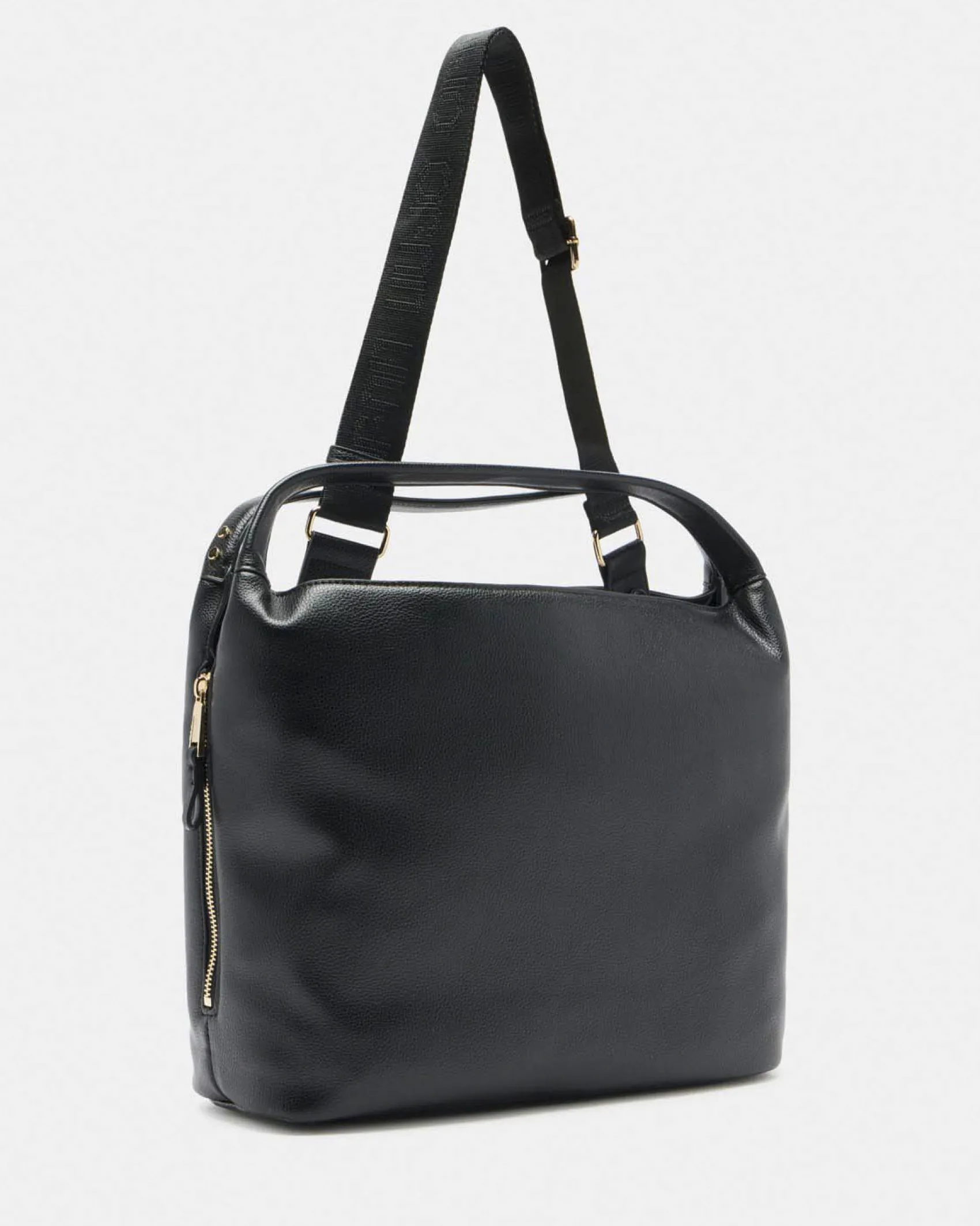 Borsa a spalla Liu Jo Accessories nera in similpelle martellata
