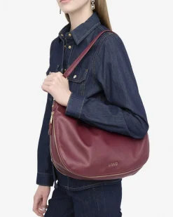 Borsa a spalla Liu Jo Accessories bordeaux in similpelle