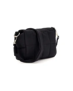 Borsa a tracolla Guess nera in nylon trapuntata