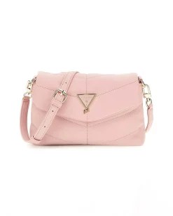 Borsa a tracolla Guess rosa in ecopelle trapuntata