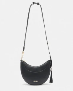Borsa a tracolla Liu Jo Accessories nera con dettaglio nappina