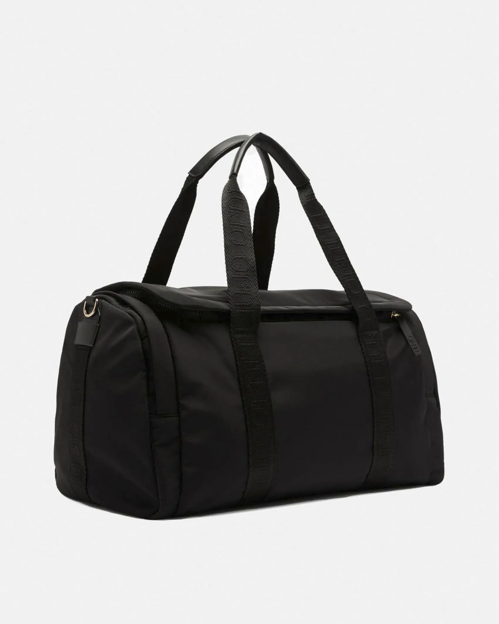 Borsa sportiva Liu Jo Sport nera in nylon con tracolla in rilievo