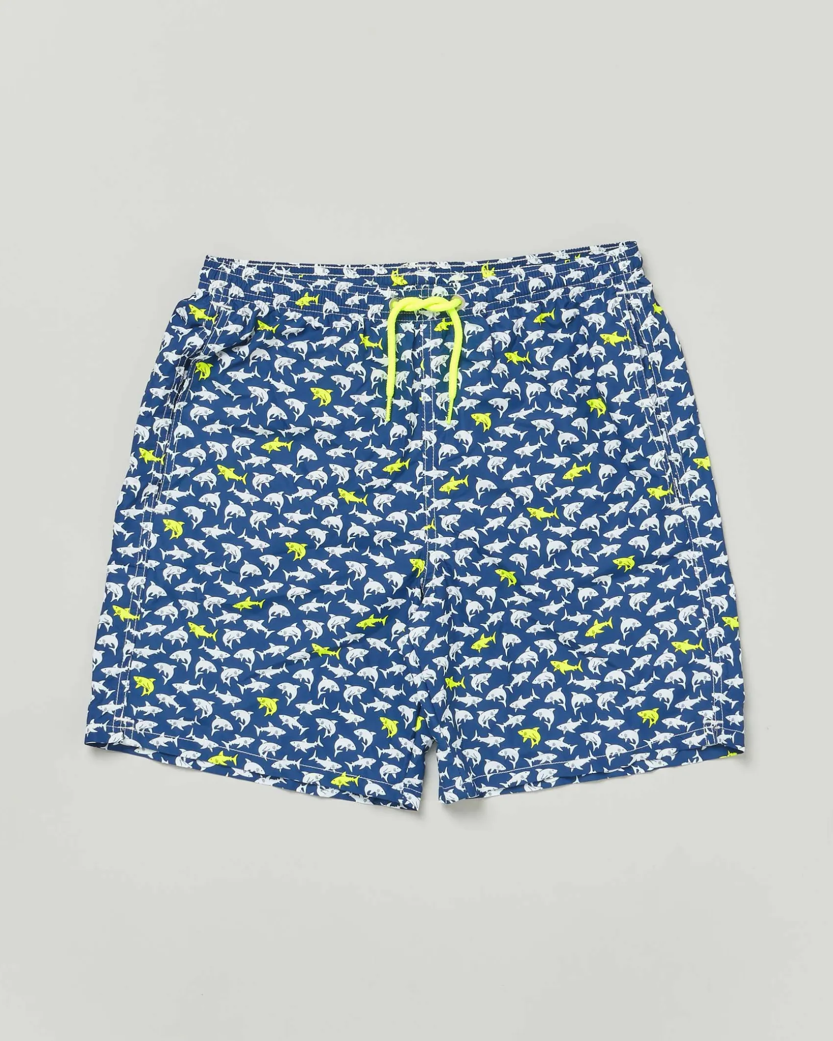 Boxer mare MC2 Saint Barth blu con stampa squali