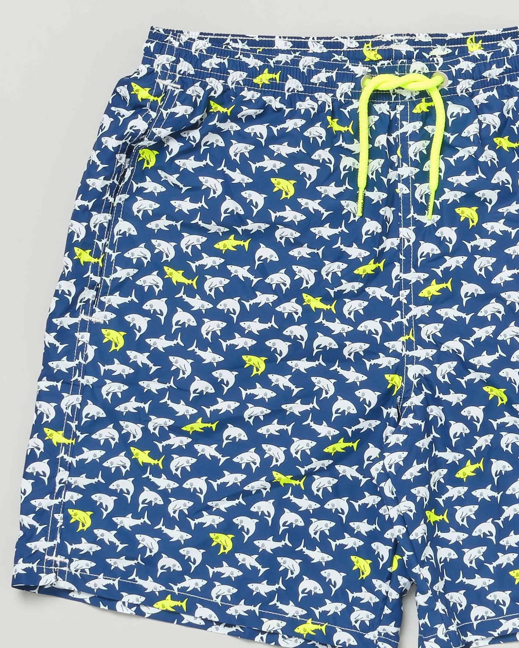 Boxer mare MC2 Saint Barth blu con stampa squali