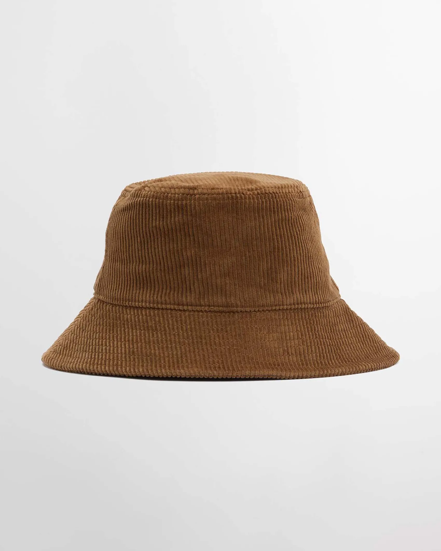 Bucket hat Ebberstone Barbour color cammello in velluto a coste