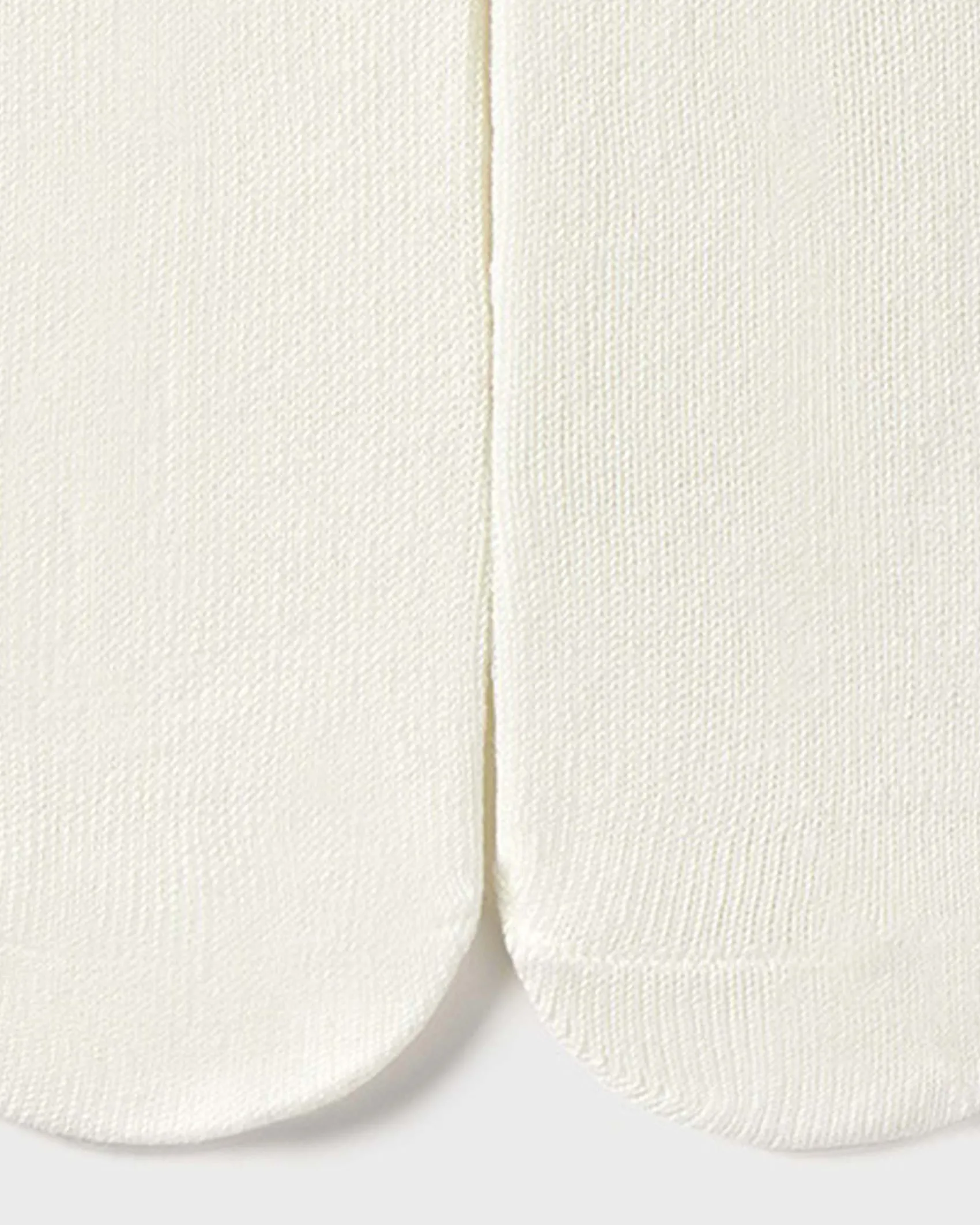Calza avorio in cotone stretch