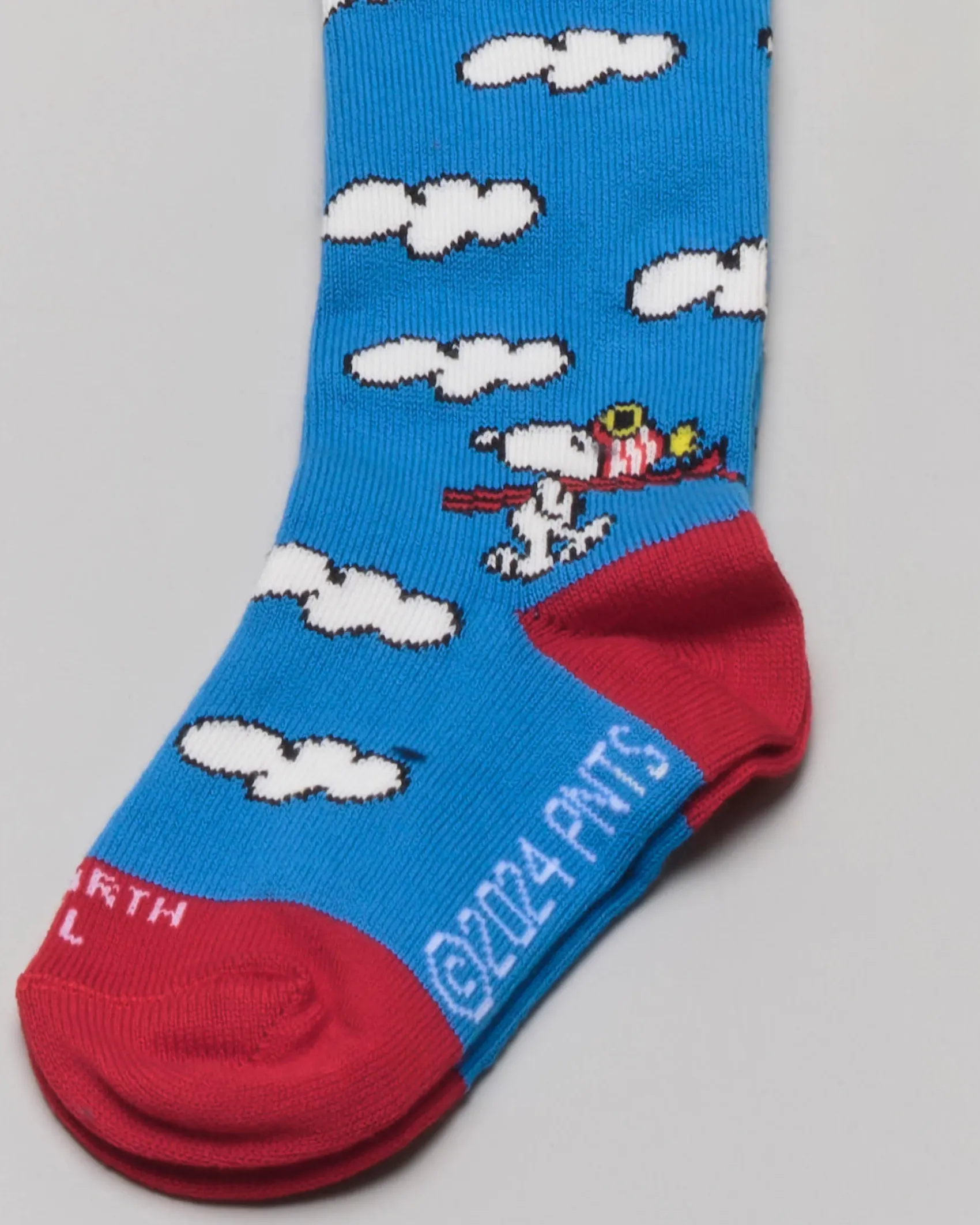 Calzini MC2 Saint Barth blu royal e rossi in fantasia Snoopy