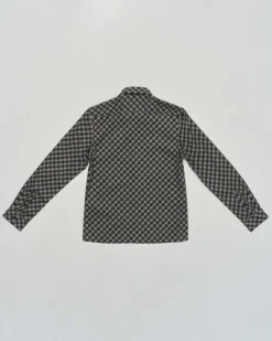 Camicia Antony Morato in misto viscosa e cotone con fantasia bicolore nera e verde
