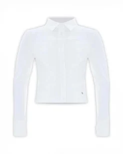 Camicia Kocca bianca in popeline stretch