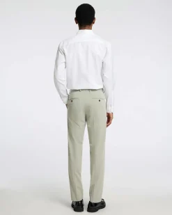 Camicia Selected Homme Ethan bianca in twill di puro cotone slim-fit con colletto a punta