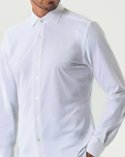 Camicia Xacus bianca in tessuto tecnico active