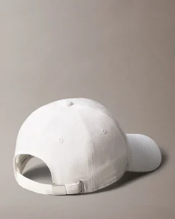 Cappellino Calvin Klein Jeans bianco in cotone con frontino