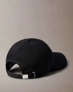 Cappellino Calvin Klein Jeans nero in cotone con frontino