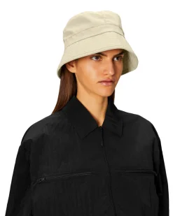 Cappello a pescatore da pioggia Bucket hat beige chiaro