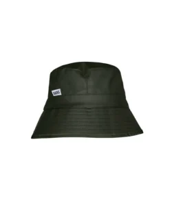 Cappello a pescatore da pioggia Bucket hat verde militare