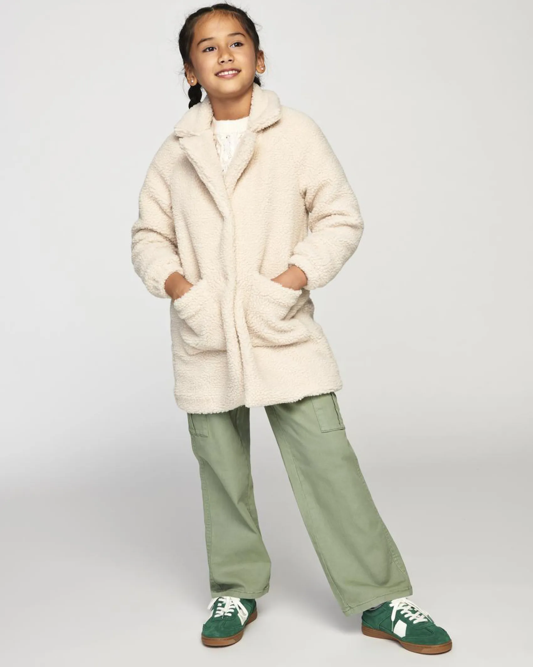 Cappotto Kids Only teddy sabbia