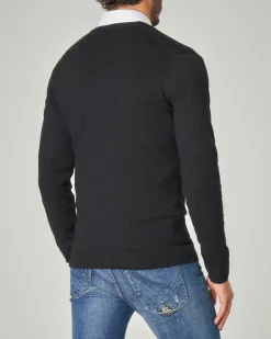 Cardigan Paul Baker nero in viscosa