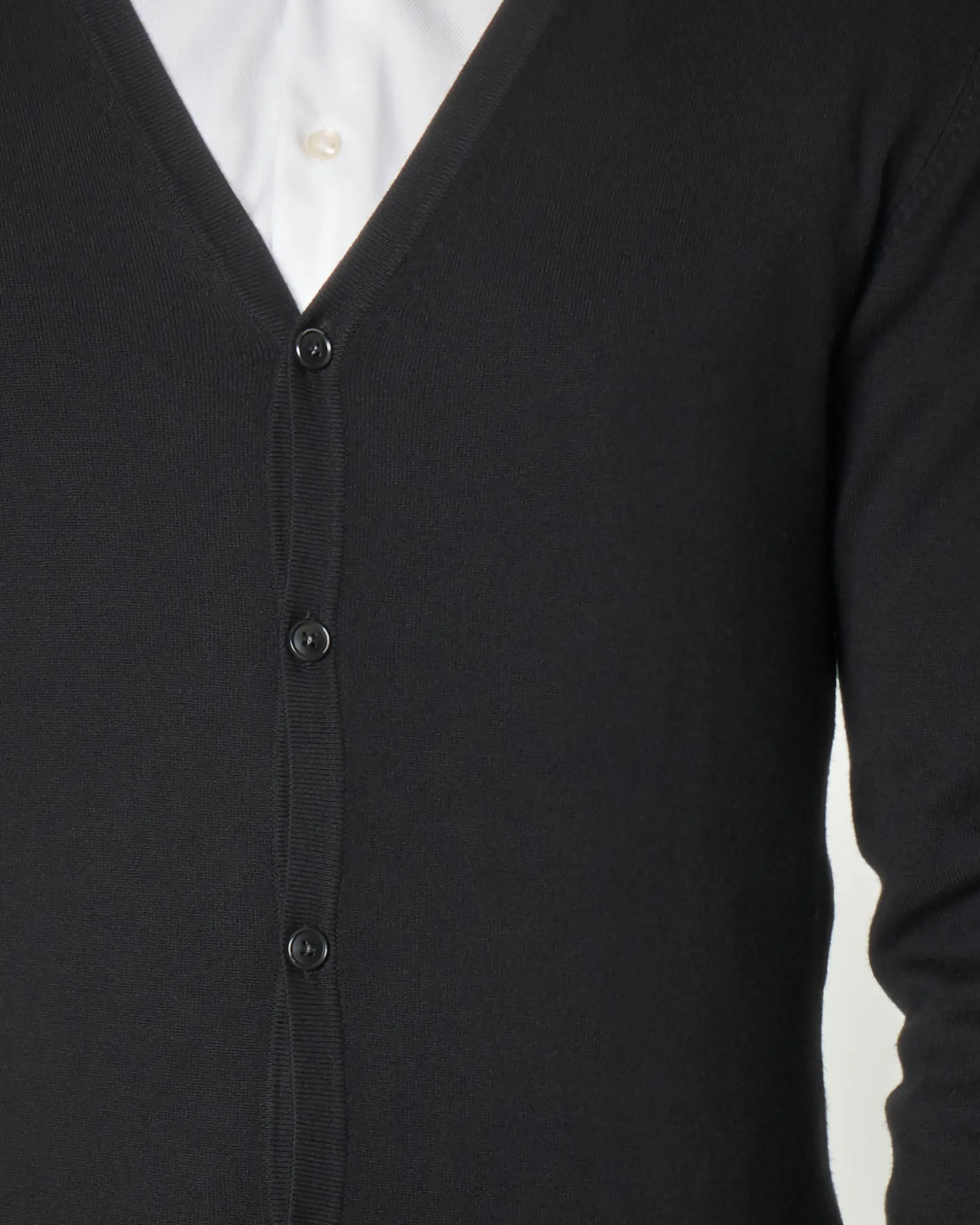Cardigan Paul Baker nero in viscosa