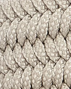 Cintura beige in tessuto elastico intrecciato con fibbia in metallo dorato