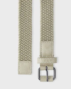 Cintura Mayoral intrecciata beige