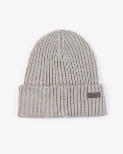 Cofanetto Barbour idea regalo composto da sciarpa grigia a coste e guanto abbinato